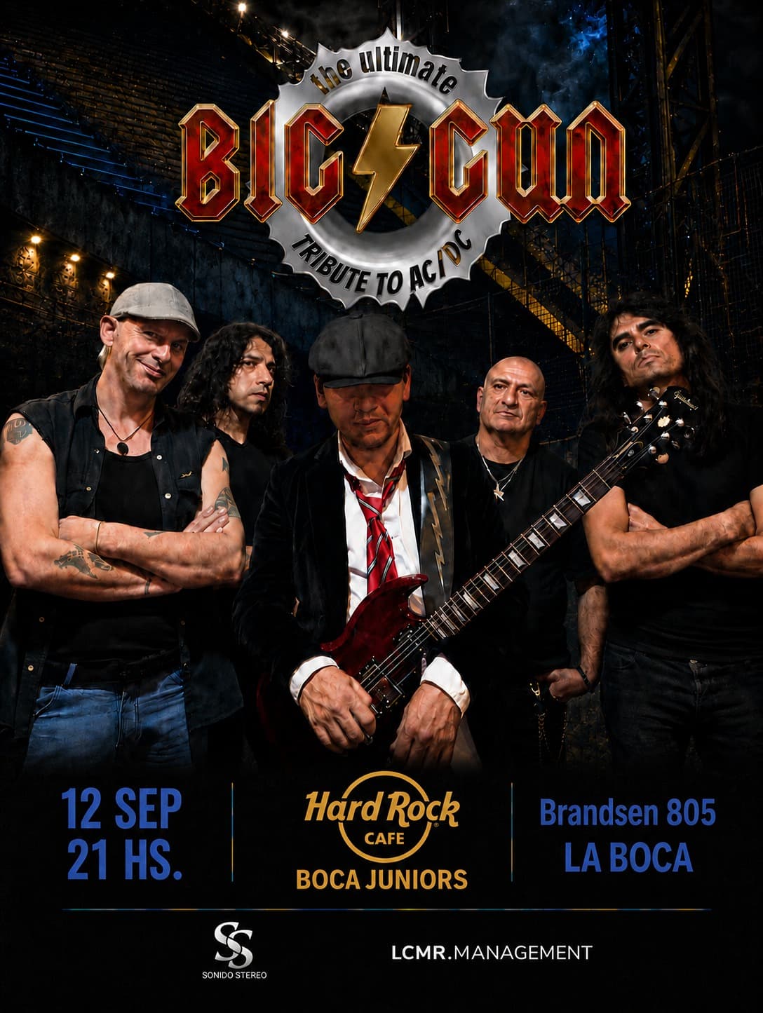 BIG GUN – POR PRIMERA VEZ EN HARD ROCK CAFE BOCA JUNIORS | TRIBUTO A AC/DC